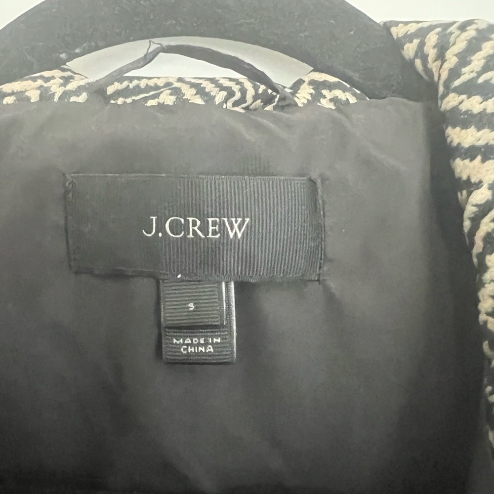 J.Crew quilted herringbone vest